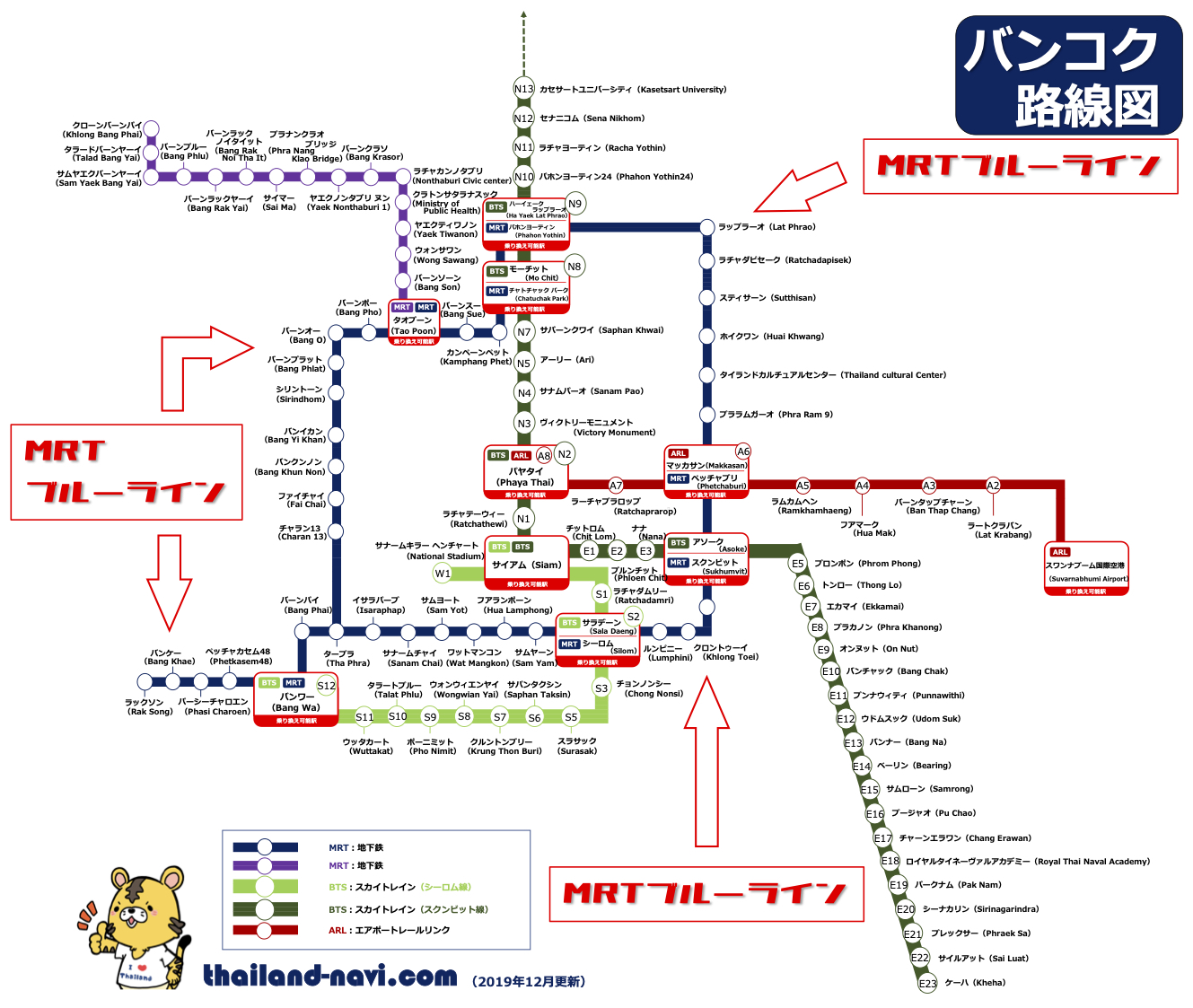 MRT　路線図
